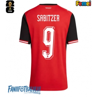 Austria Marcel Sabitzer #9 Echipament de Fotbal Replică Mondial 2026 Femei Acasa